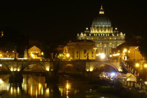 Visit-rome-by-night-San-Peter